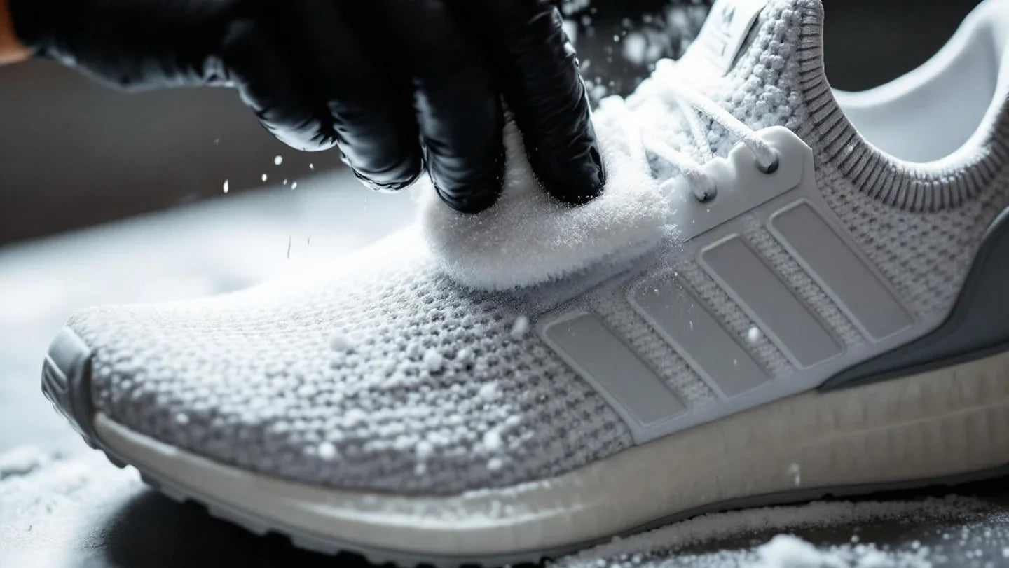 
                  Sneakers blancos después de la lluvia: El reto de la limpieza de entresuelas
                