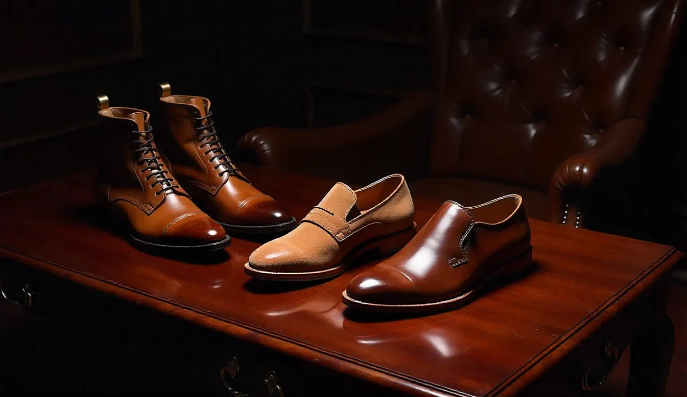 Calzado de lujo cuidado con productos premium para protegerlo durante el invierno por Maestro Zapatero.