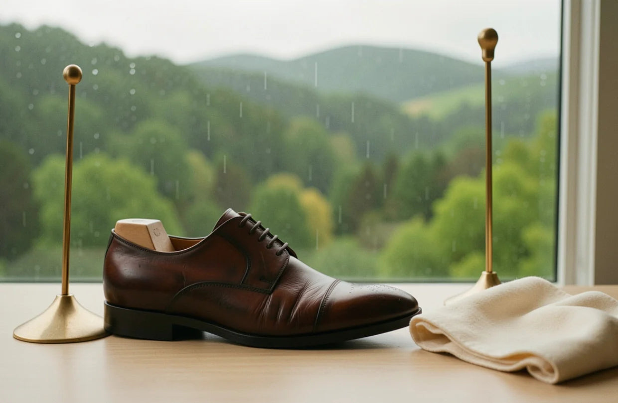 La lluvia no arruina tus zapatos. La improvisación sí.