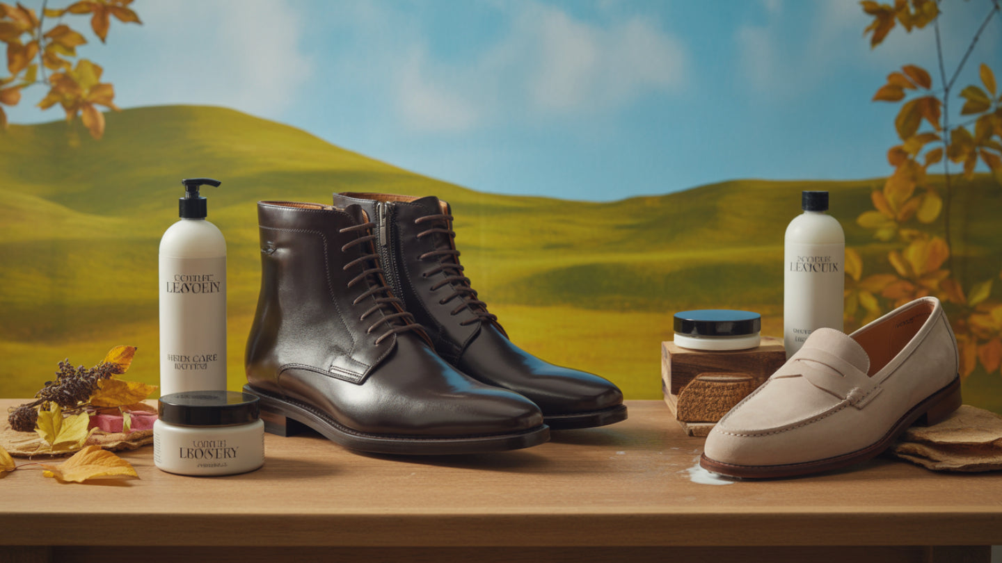 Calzado de lujo cuidado para otoño-invierno con productos profesionales Maestro Zapatero.