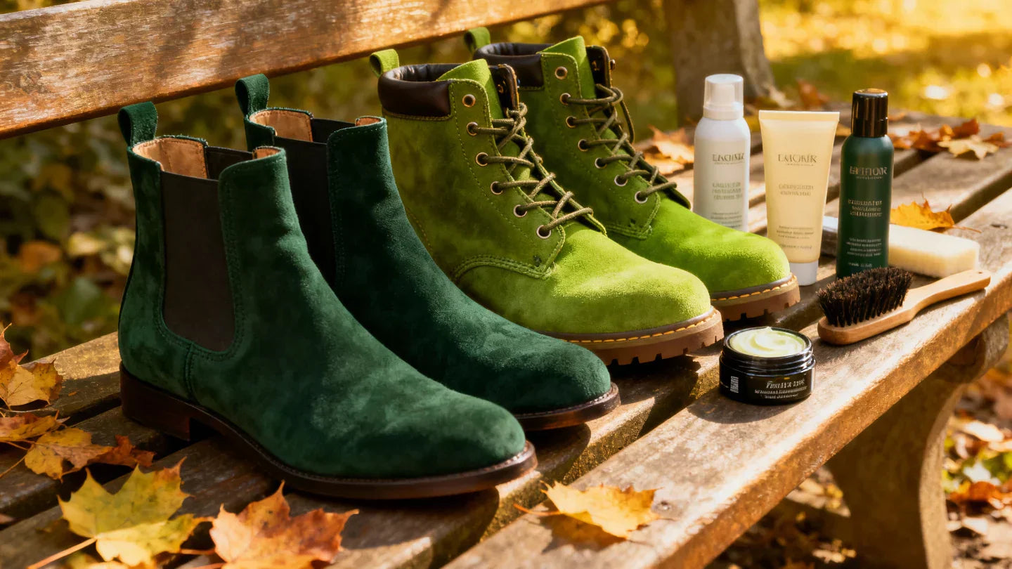 Botas de lujo protegidas con productos premium para otoño-invierno por Maestro Zapatero.