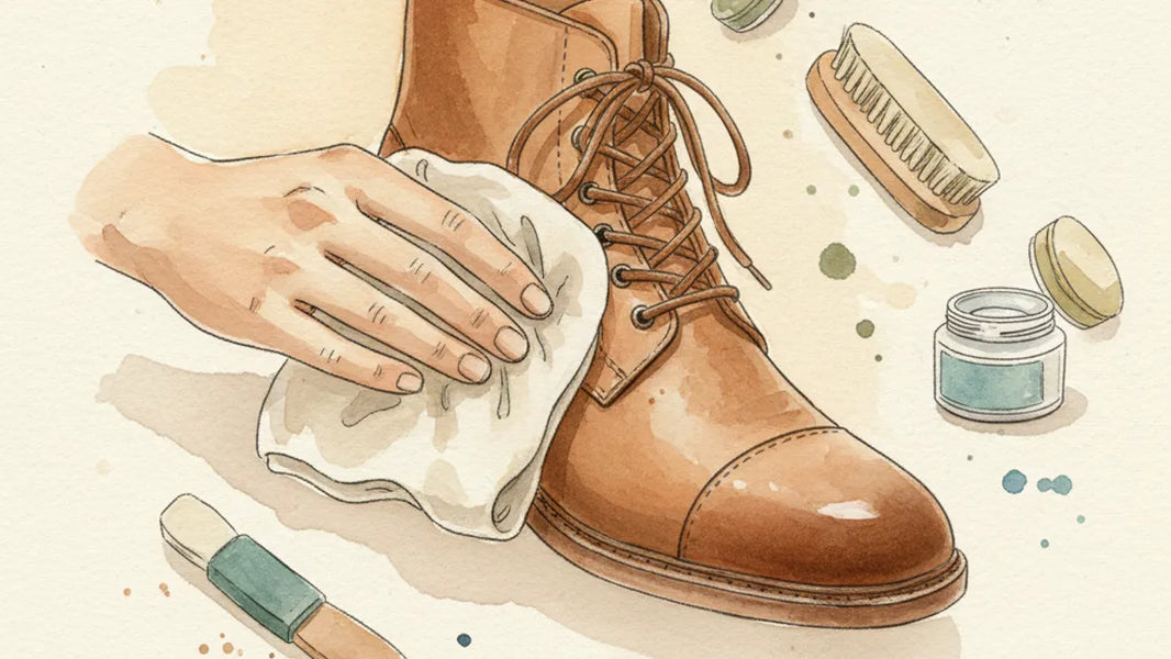 Ilustración editorial: ¿Cómo encontrar una reparadora de calzado cerca de mi ubicación que realmente cuide tus zapatos?