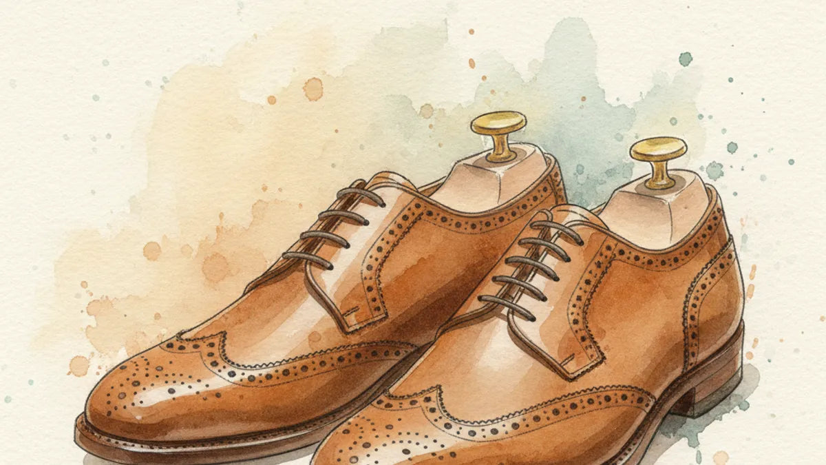 Ilustración editorial: ¿Son las hormas de cedro realmente las mejores para tus zapatos?