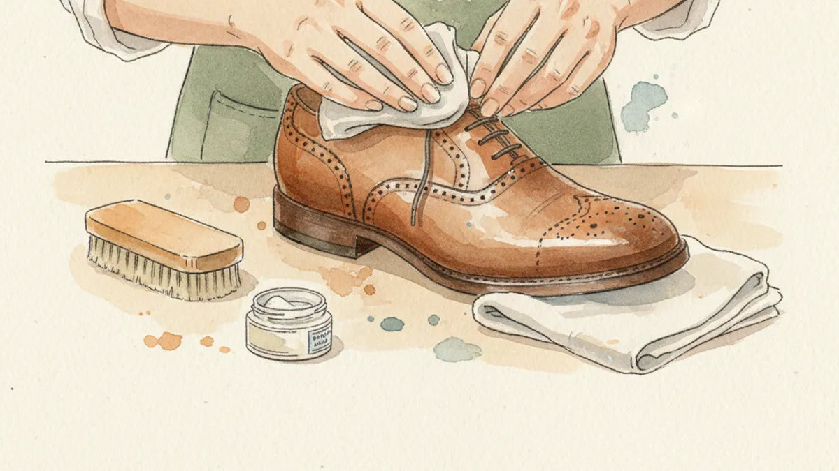 Ilustración editorial: ¿Qué hace una reparadora de calzado y cuándo deberías llevar tus zapatos?
