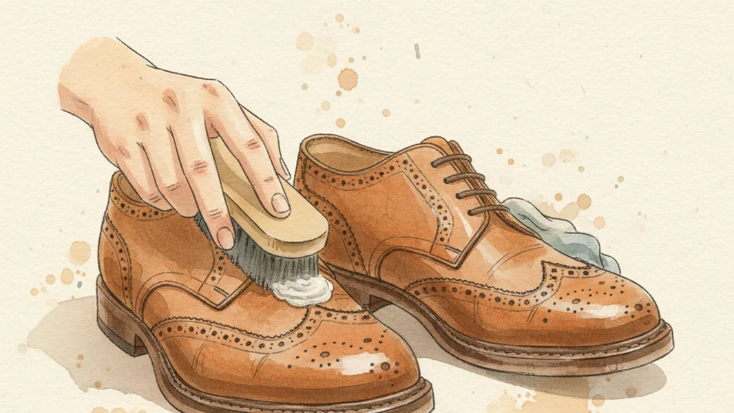 Ilustración editorial: Goodyear welted: ¿qué puede y qué no puede rehacer una reparadora cuando el cuero ya está gastado?