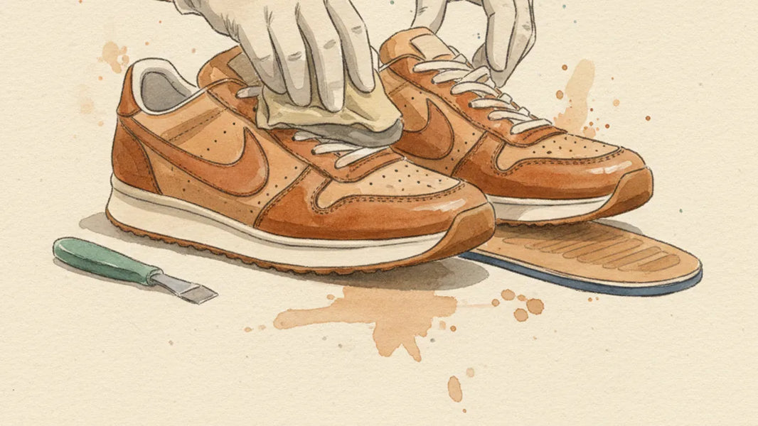 Ilustración editorial: ¿Se pueden resuelas tus sneakers favoritos? Lo que la restauración realmente puede hacer