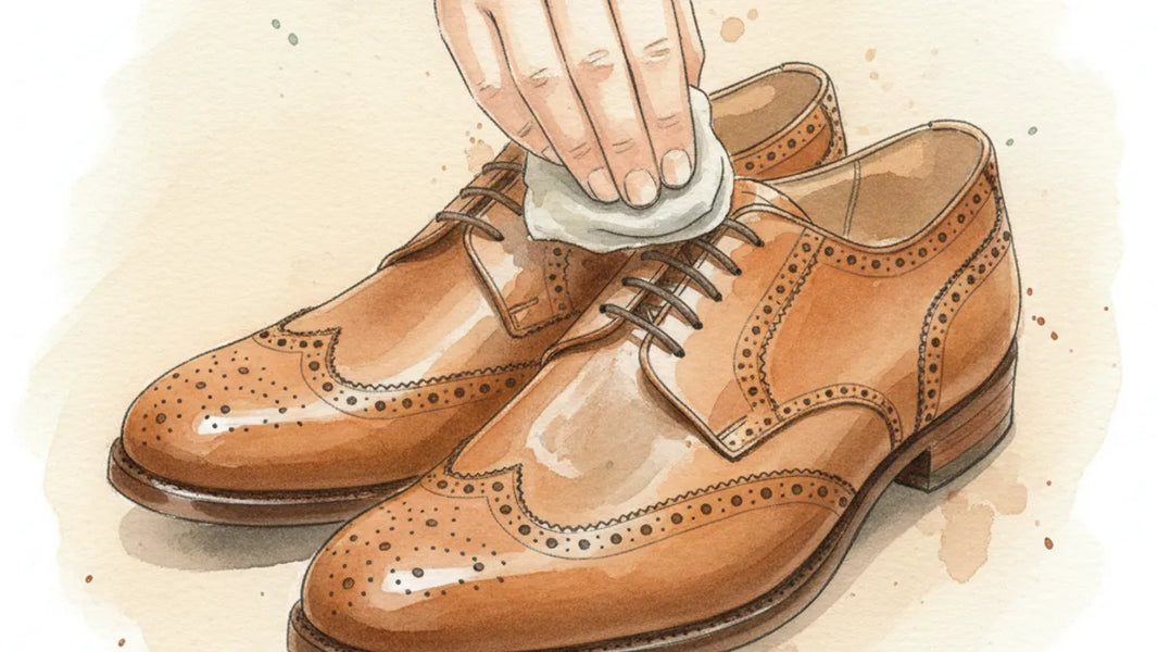 Ilustración editorial: ¿El betún neutro arruina los cueros claros y de museo?