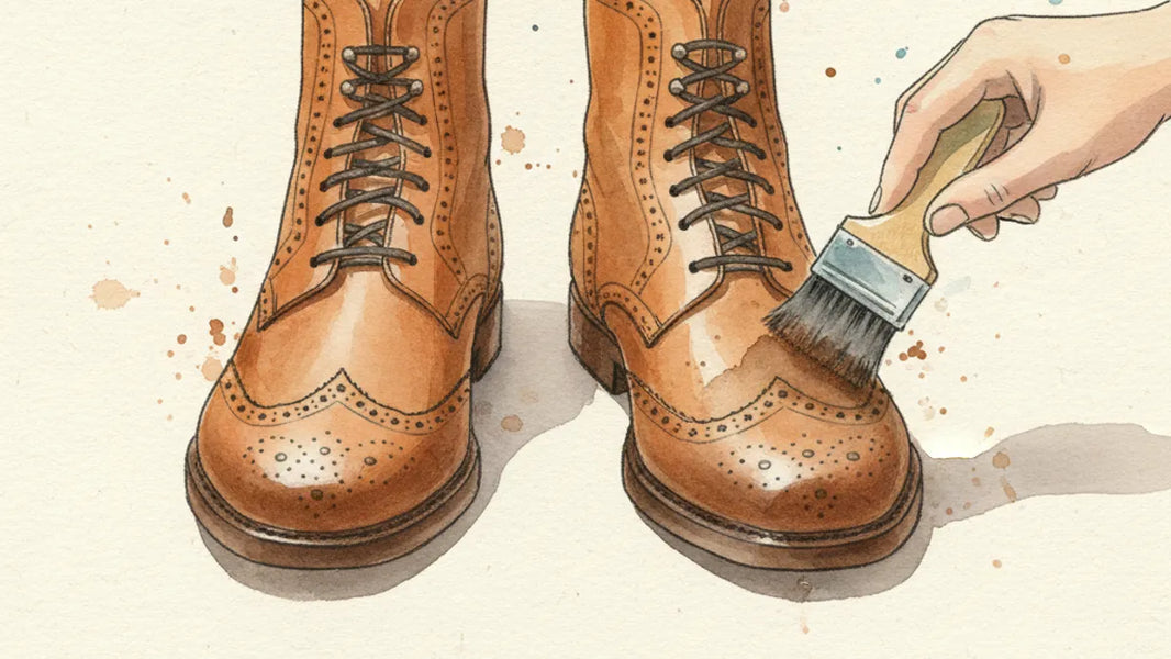 Ilustración editorial: ¿Se puede cambiar el color de tus zapatos sin comprarlos nuevos?