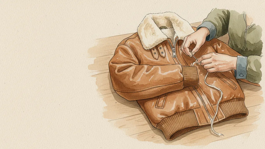 Ilustración editorial: ¿Por qué la chamarra de aviador se volvió un clásico del guardarropa?