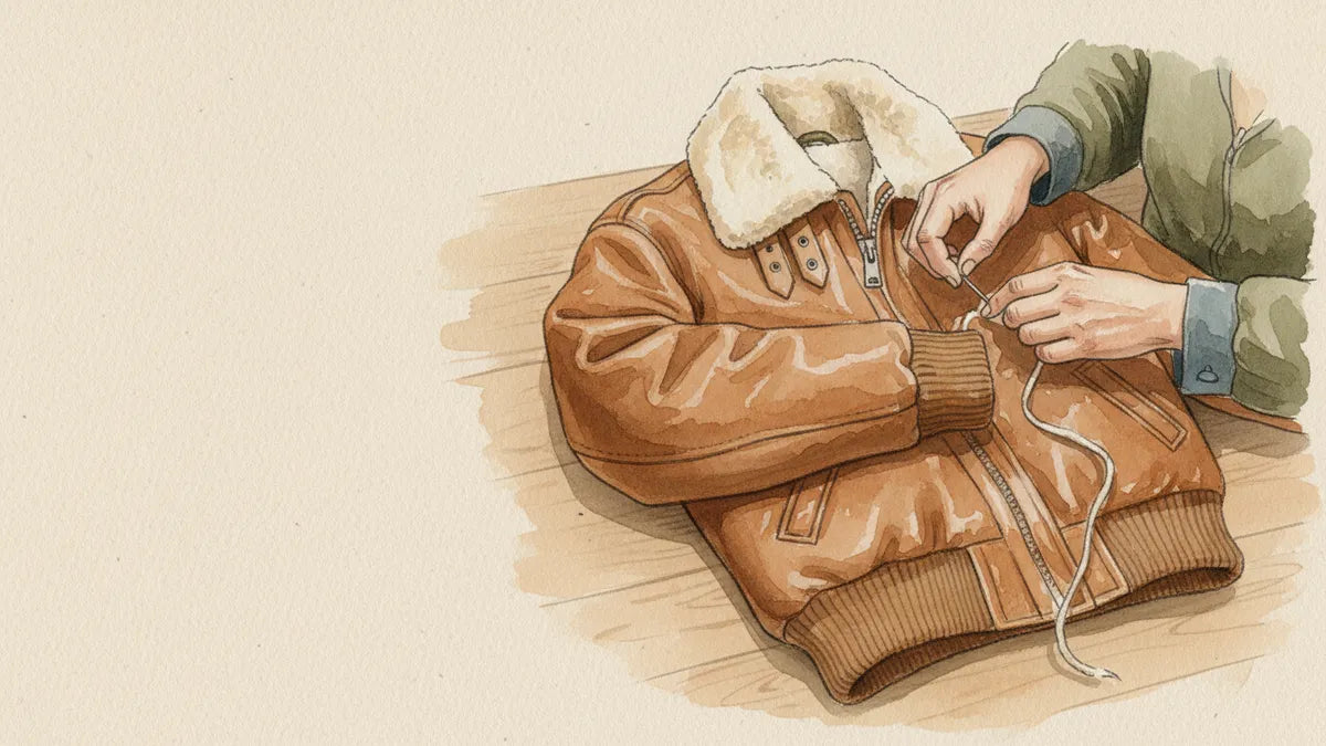 Ilustración editorial: ¿Por qué la chamarra de aviador se volvió un clásico del guardarropa?