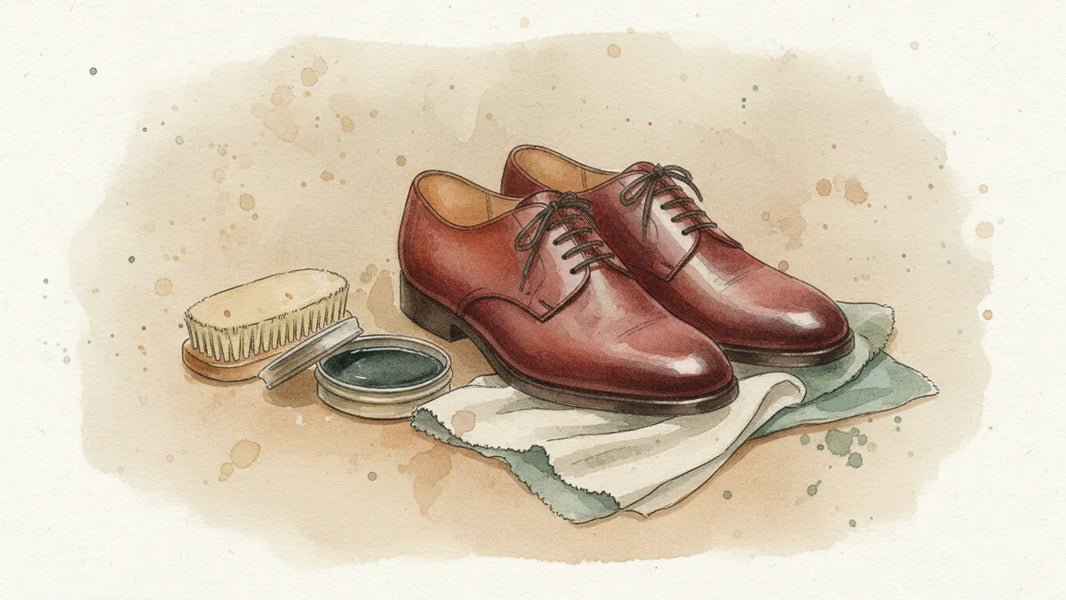 Ilustración editorial: ¿Cómo restaurar los cantos y tacones desgastados para rejuvenecer un zapato entero?