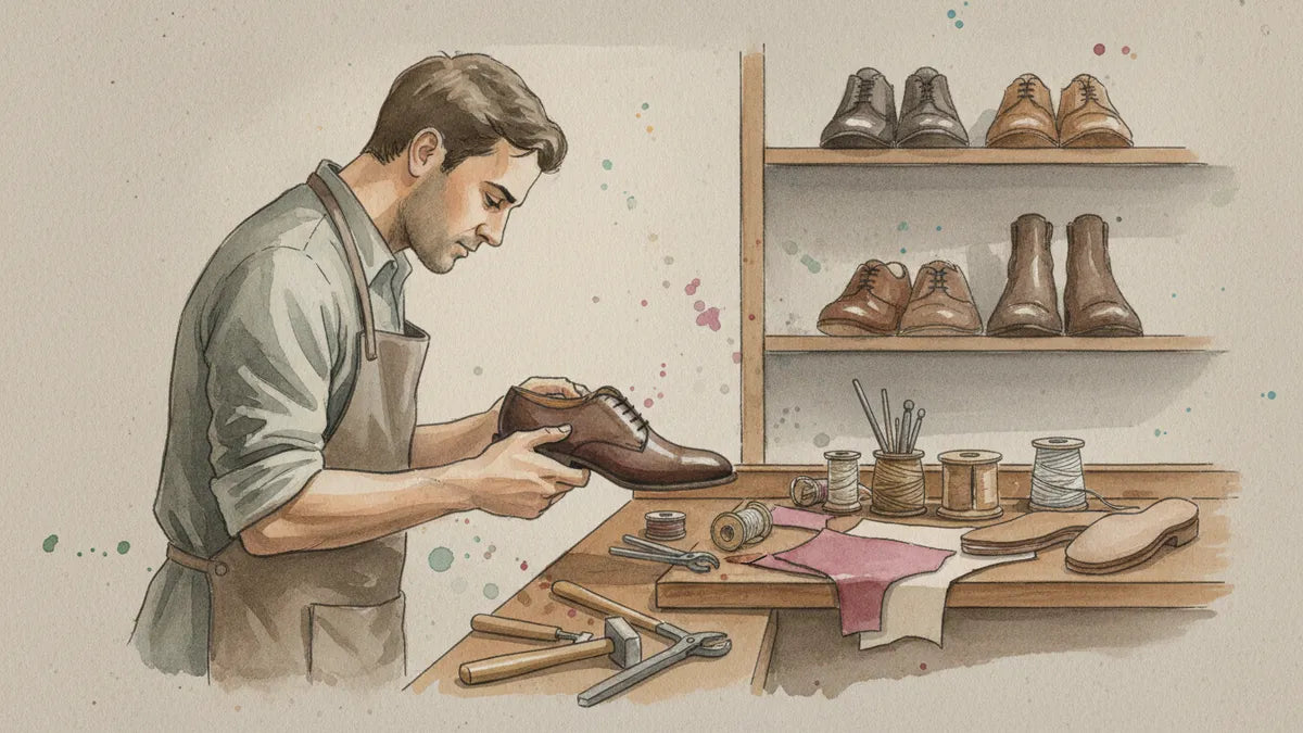 Ilustración editorial: Zapatero cerca de mí: cómo elegir el taller que su calzado merece