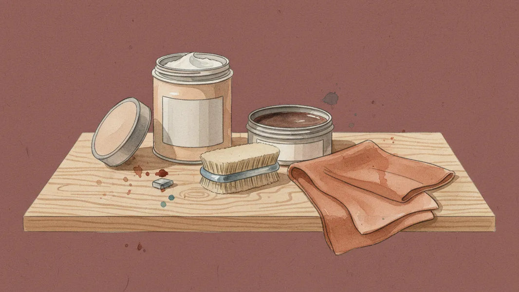 Ilustración editorial: Crema o cera: el orden que decide la vida de su cuero