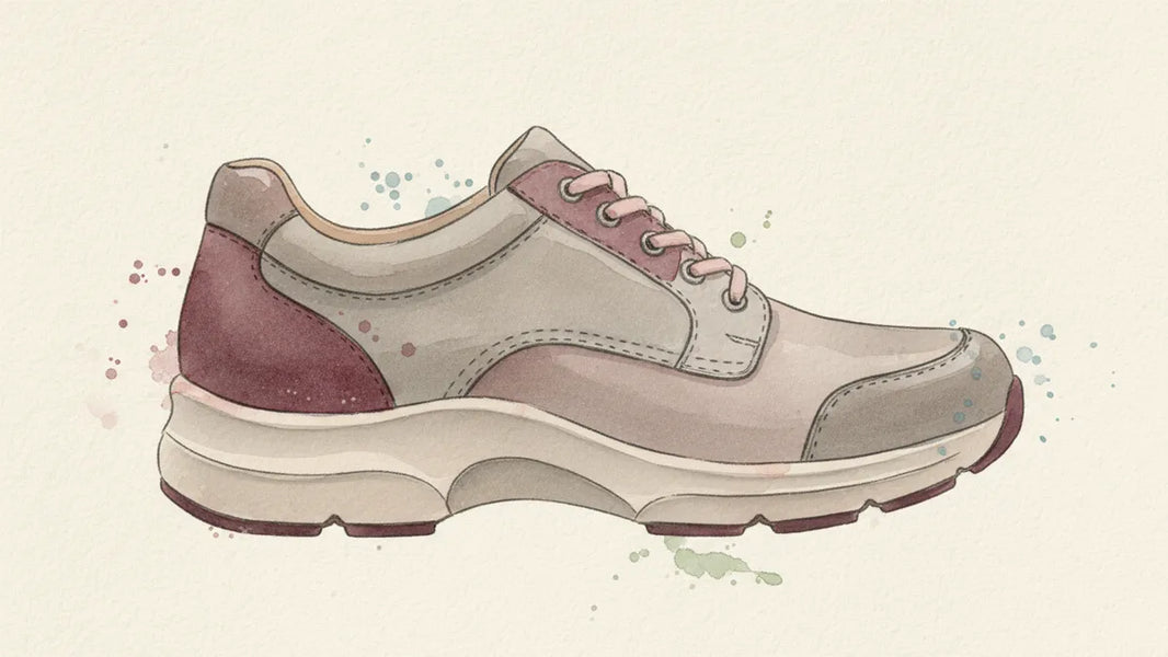 Ilustración editorial: Lo que un podólogo busca en su zapato: contrafuerte, horma y drop