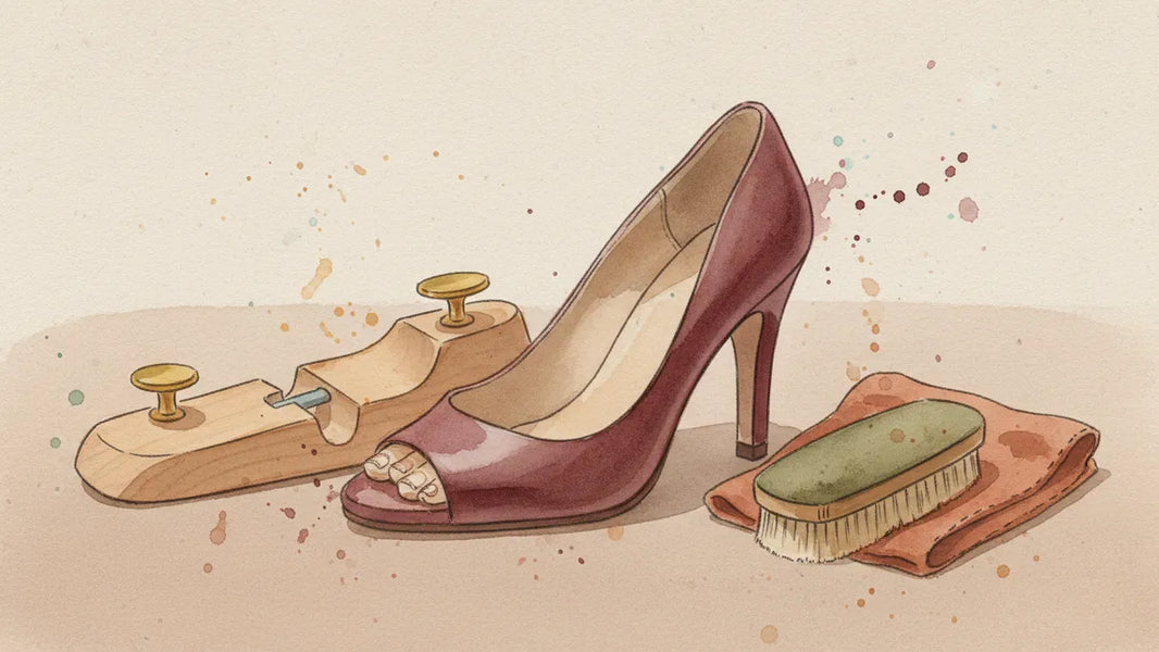 Ilustración editorial: Talón que resbala, dedos apretados: las señales de que su zapato no le queda
