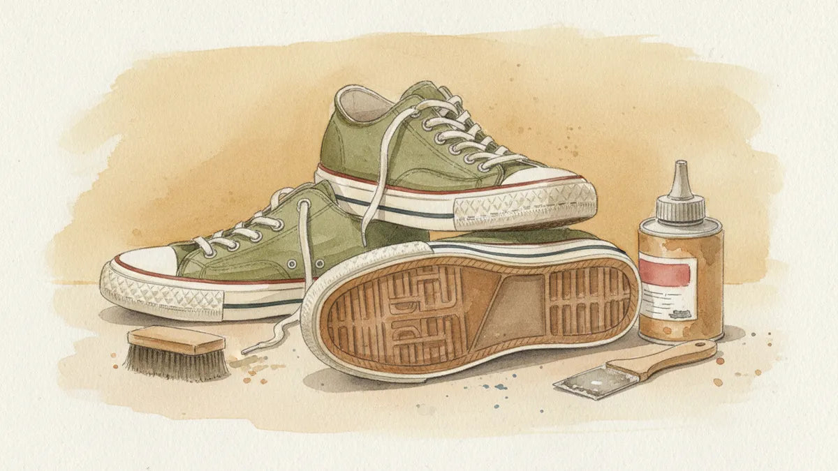 Ilustración editorial: Vulcanizar tenis: lo que el proceso puede y no puede hacer por su calzado