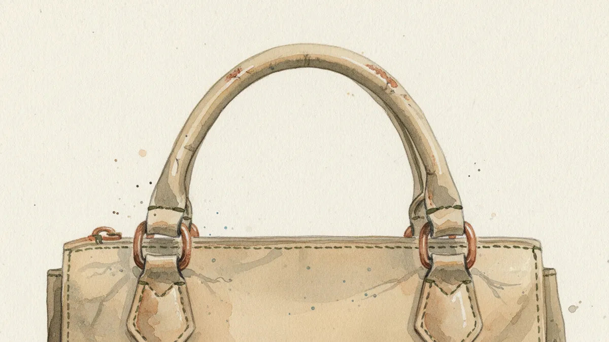 Ilustración editorial: La restauración de un bolso de herencia: preservar supera a reemplazar