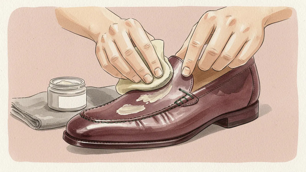 Ilustración editorial: El cordovan pide su propia crema: por qué el shell no se cuida como el becerro