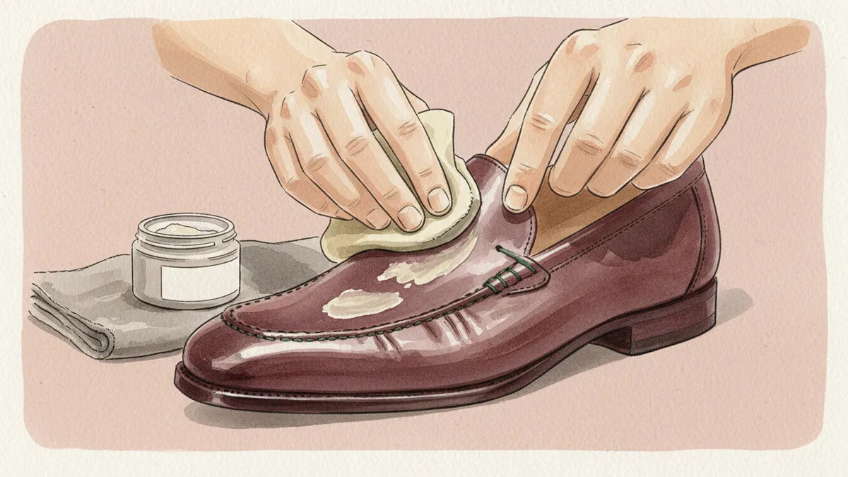 Ilustración editorial: El cordovan pide su propia crema: por qué el shell no se cuida como el becerro
