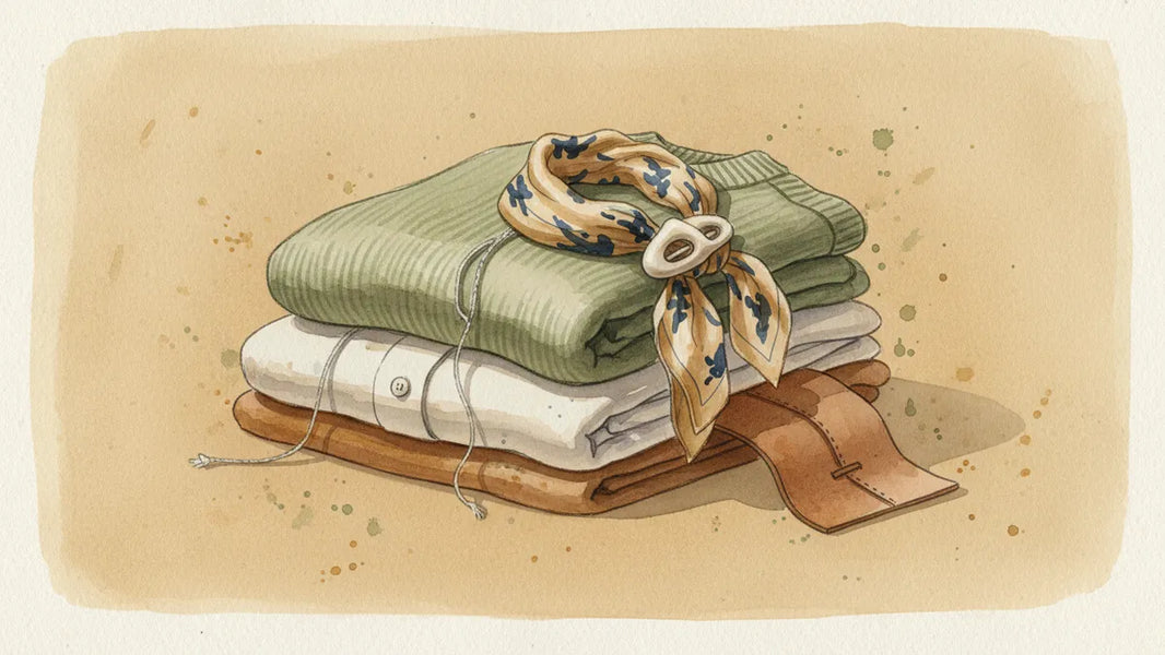 Ilustración editorial: El desecho textil cuesta 1.5 billones de dólares al año: el verdadero precio de acumular