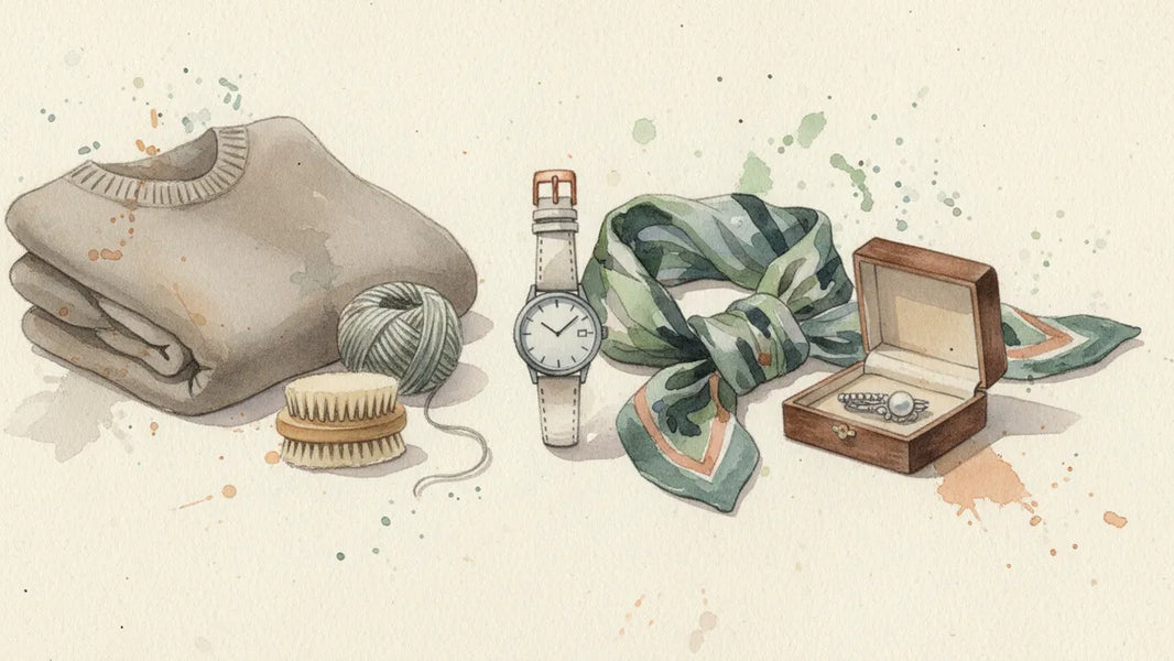 Ilustración editorial: Hard luxury sube, soft luxury se depura: cómo leer la reventa en 2026