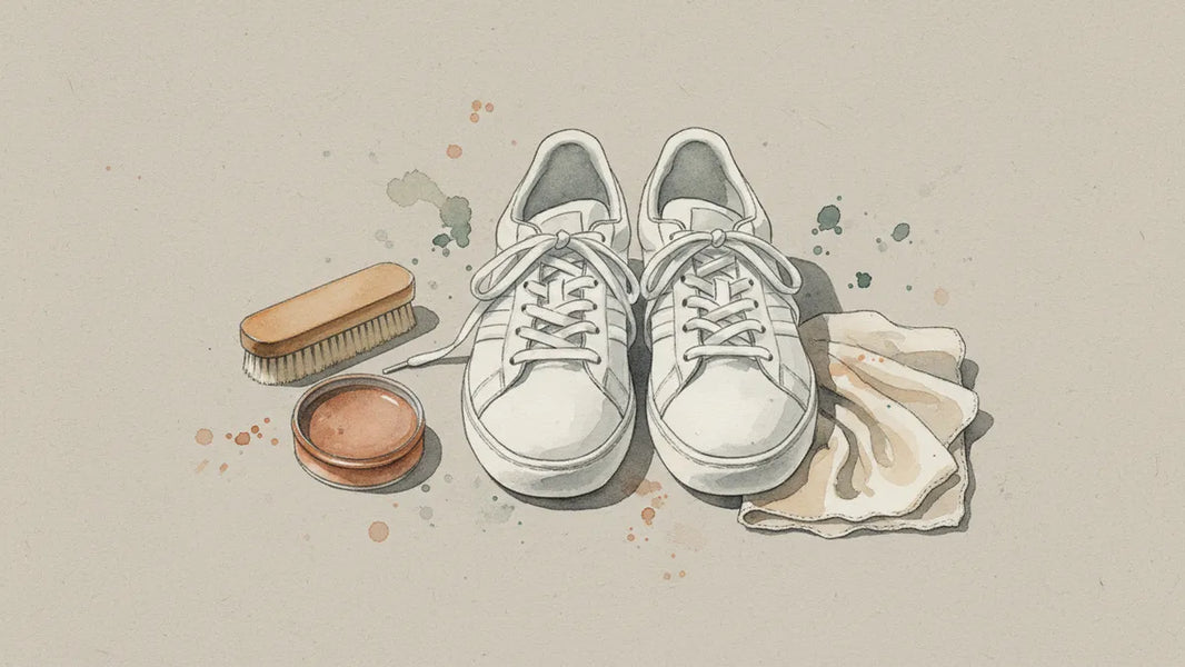 Ilustración editorial: ¿Cómo limpiar y cuidar zapatos de ante sin arruinarlos?