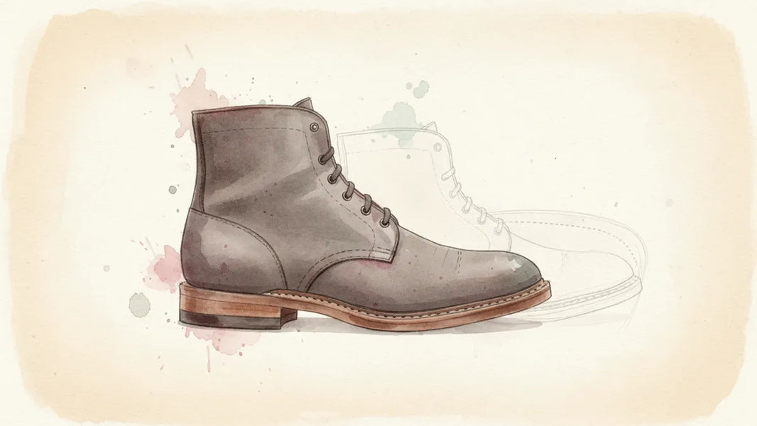 Ilustración editorial: Goodyear welt vs. Blake: ¿cómo la construcción de un zapato define su vida útil?