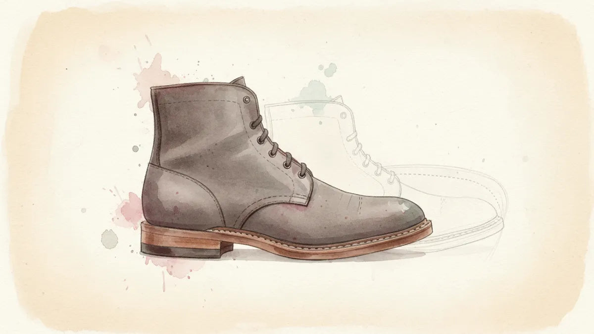 Ilustración editorial: Goodyear welt vs. Blake: ¿cómo la construcción de un zapato define su vida útil?