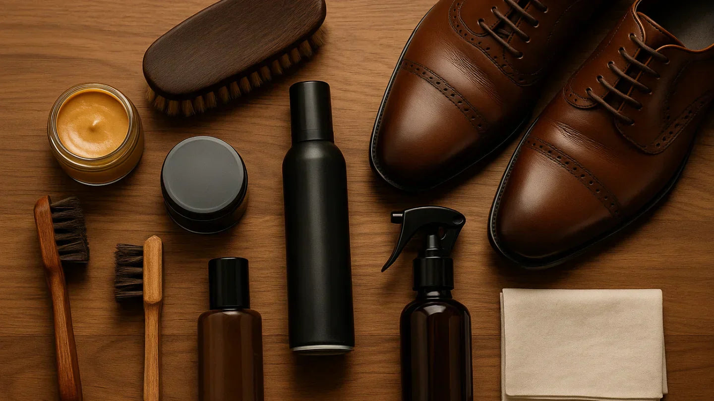 
                  Productos profesionales para cuidado de zapatos: Saphir, Tarrago, Angelus y TRG en Maestro Zapatero.
                