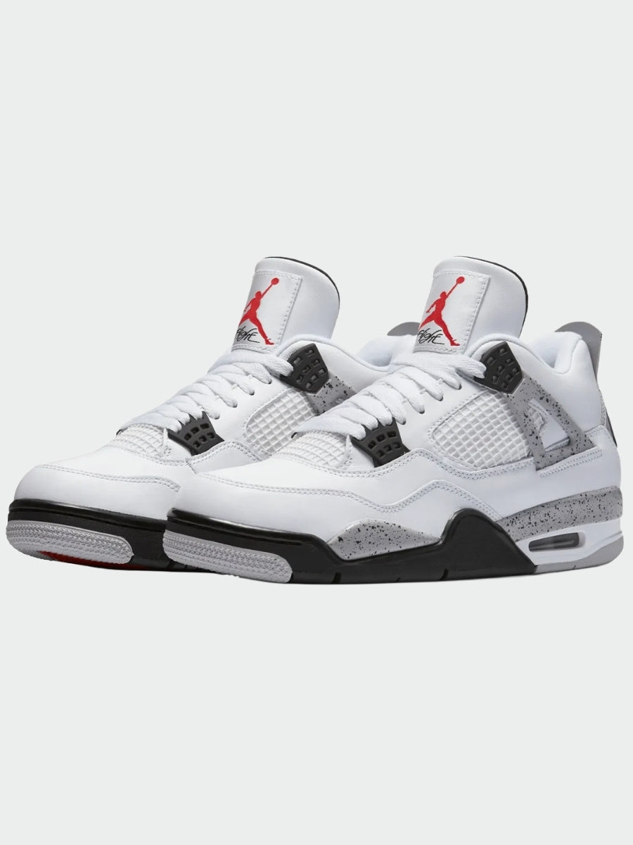 TENIS JORDAN 4 WHITE CEMENT 2025