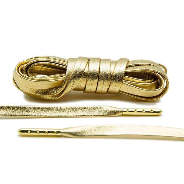 Agujetas de piel gold (Luxury laces)