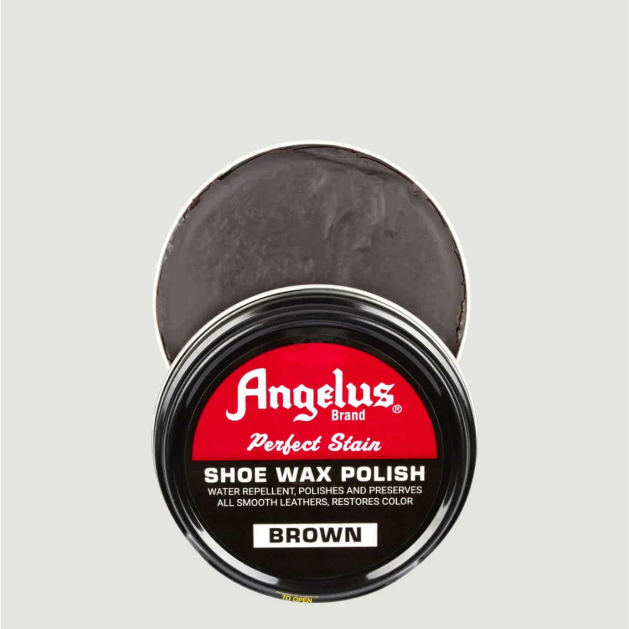 Cera para zapatos angelus brown