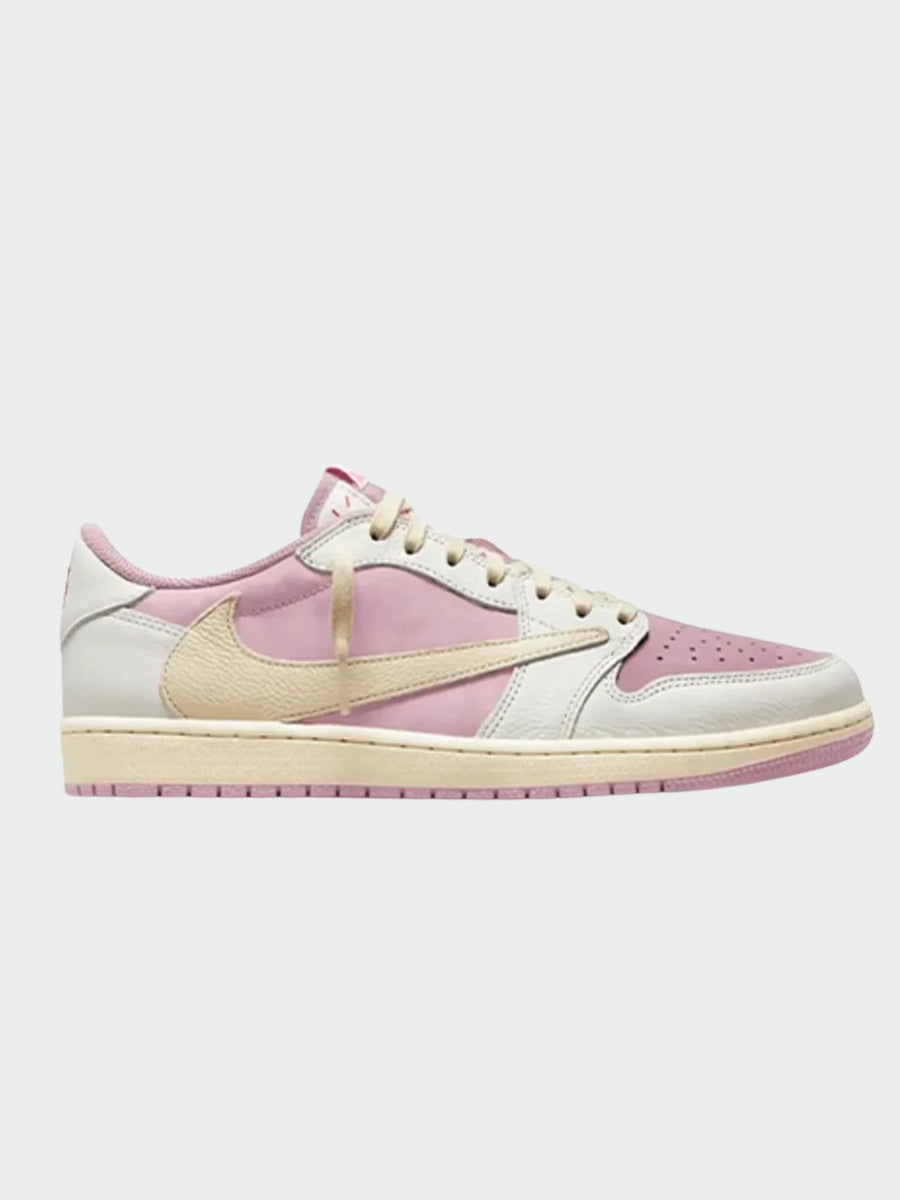 Jordan 1 Low x Travis Scott Sail Shy Pink SAIL - tenis de lujo Maestro Zapatero