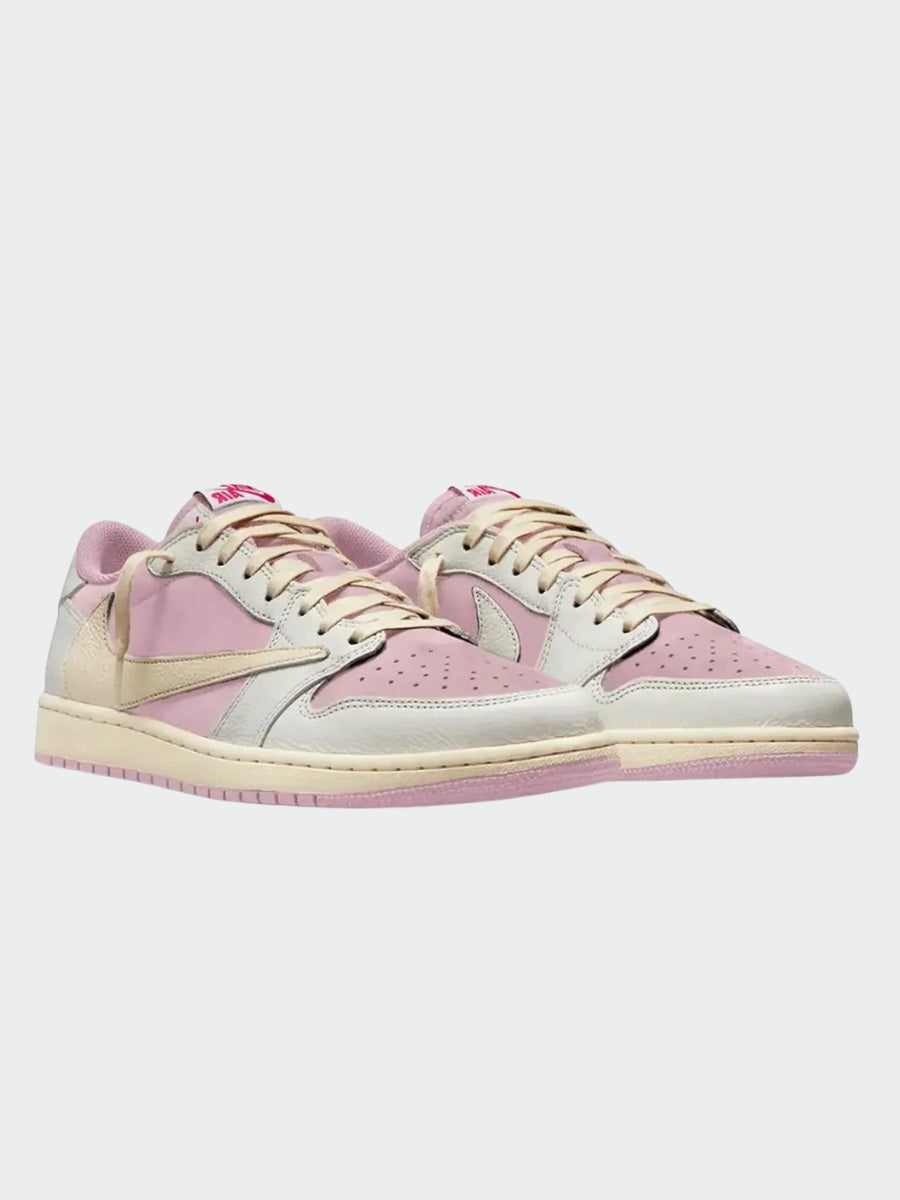 Jordan 1 Low x Travis Scott Sail Shy Pink SAIL - tenis de lujo Maestro Zapatero