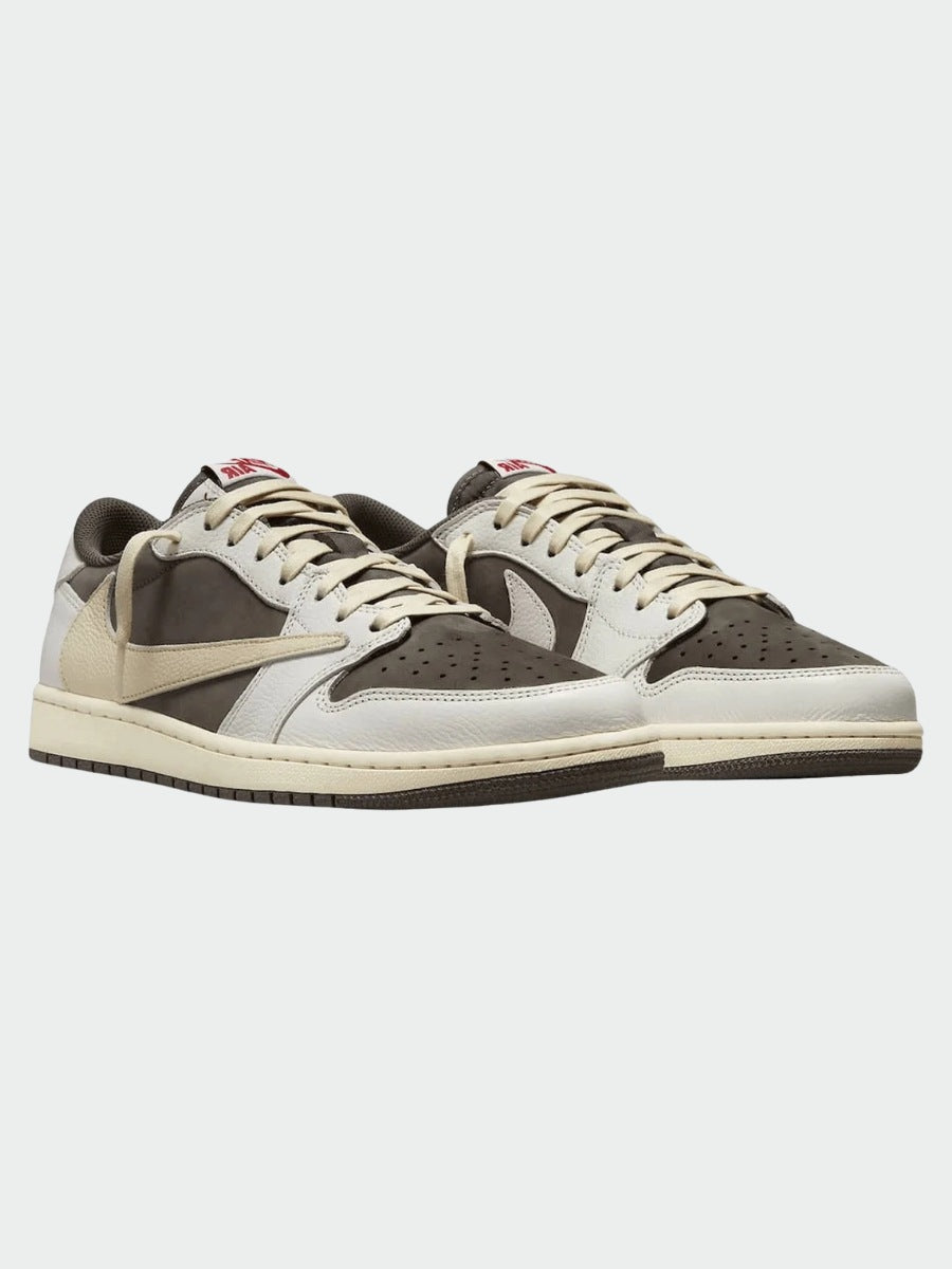 Air Jordan 1 Low Og Sp Travis Scott Reverse Mocha - tenis de lujo Maestro Zapatero