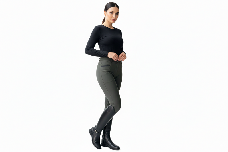Pantalón De Montar Para Mujer – Breeches Ecuestres Con Tecnologia High Rise - artículo ecuestre Maestro Zapatero
