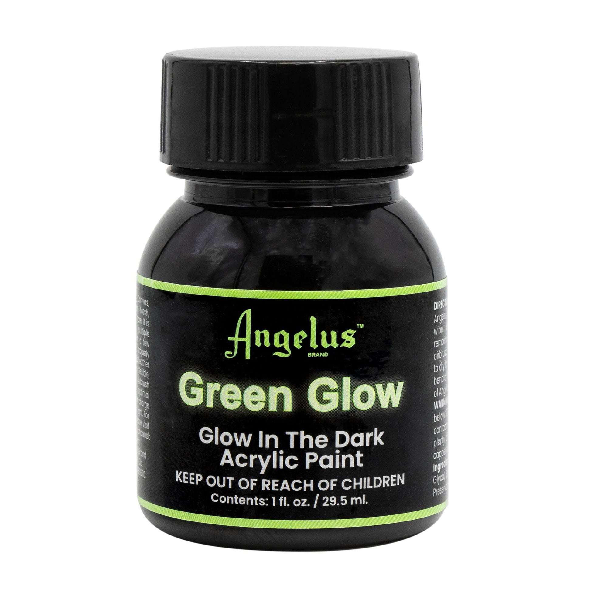 Pintura Angelus Green - Brilla en Obscuridad (Glow in the dark) - pintura acrílica para calzado Angelus