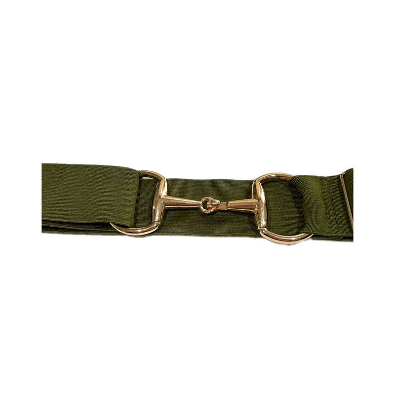 Cinturón Ecuestre Verde militar - artículo ecuestre Maestro Zapatero