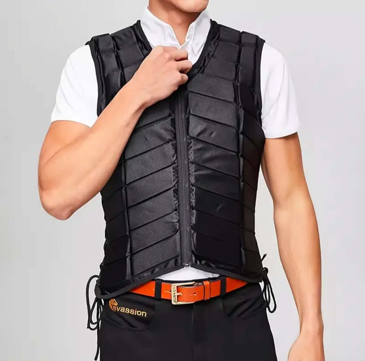 Chaleco de seguridad ecuestre unisex - artículo ecuestre Maestro Zapatero