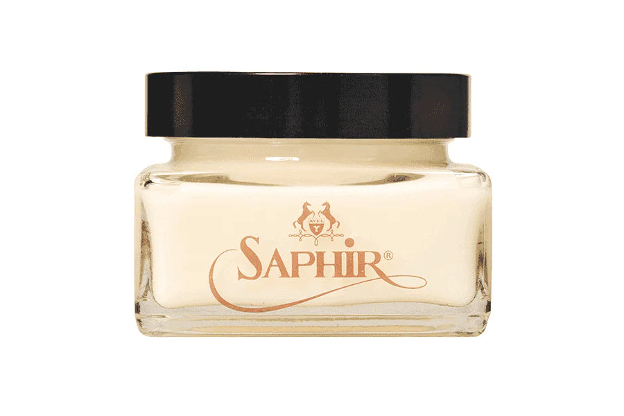Crema Saphir Medaille d’Or Cordovan 75 ml – crema premium para cuero shell cordovan con ceras naturales y brillo profundo.