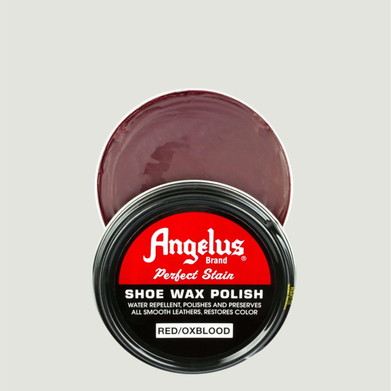 Cera para zapatos angelus red/ oxblood